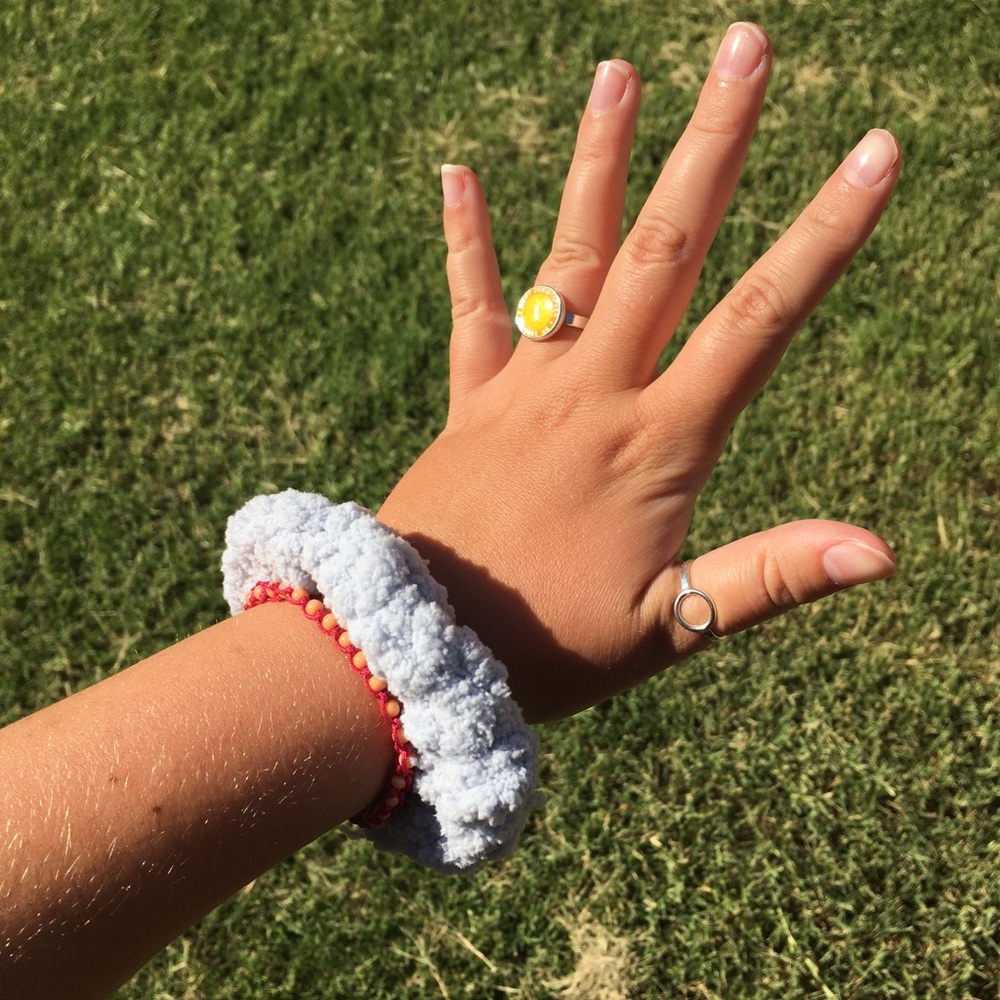 Cloudy day Scrunchie